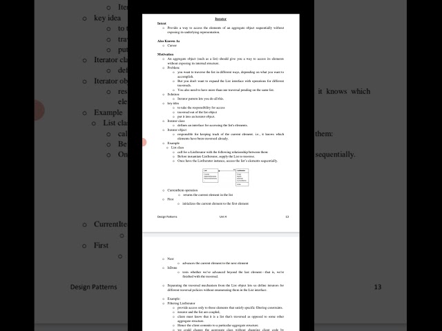 Iterator Design Pattern