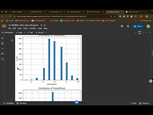 🏠 Building a Regression Model from Scratch Using SEMMA (Python + Kaggle)