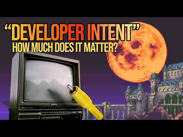 Retro Gaming and the Developer Intent Conundrum