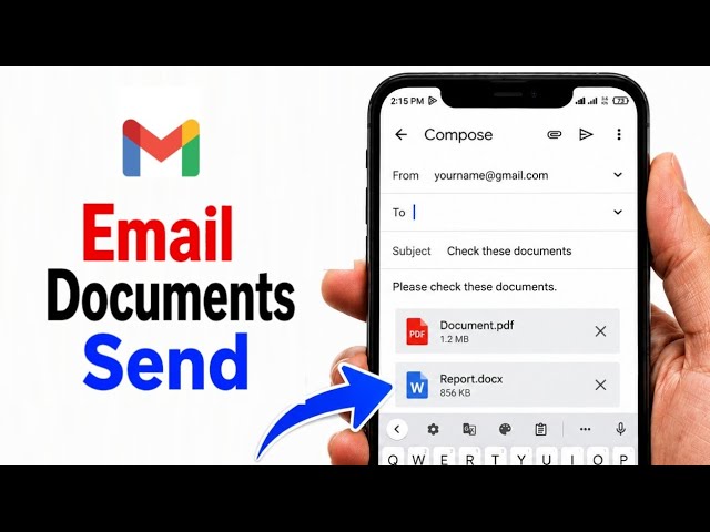 How to Send Documents via Email | How to Send Documents/PDF Files via Email