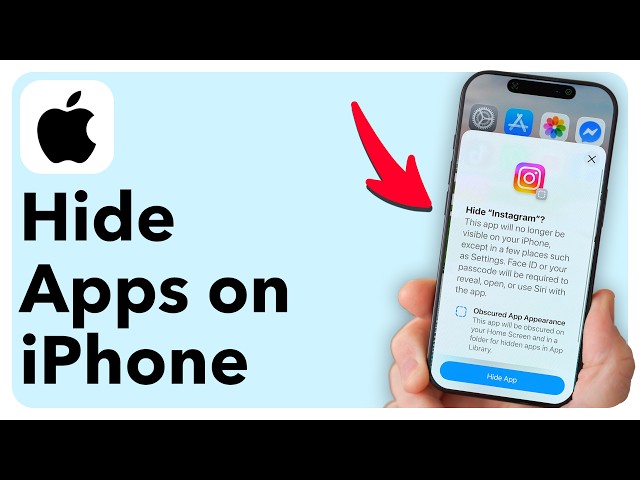 Hide Apps On Your iPhone