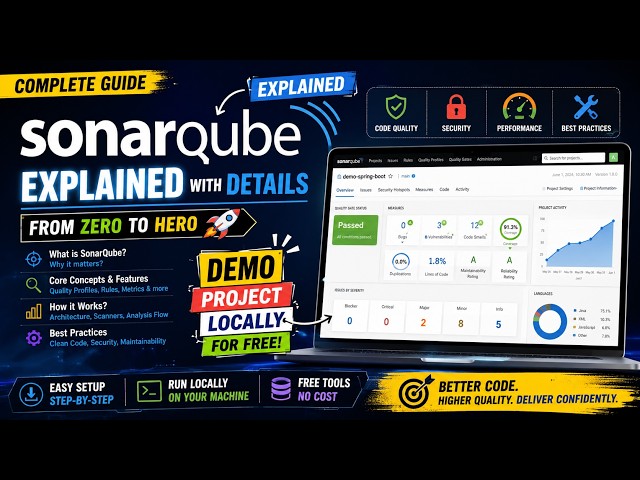 Stop Writing Bad Code! 😱 SonarQube Finds Your Bugs, Vulnerabilities & Code Smells