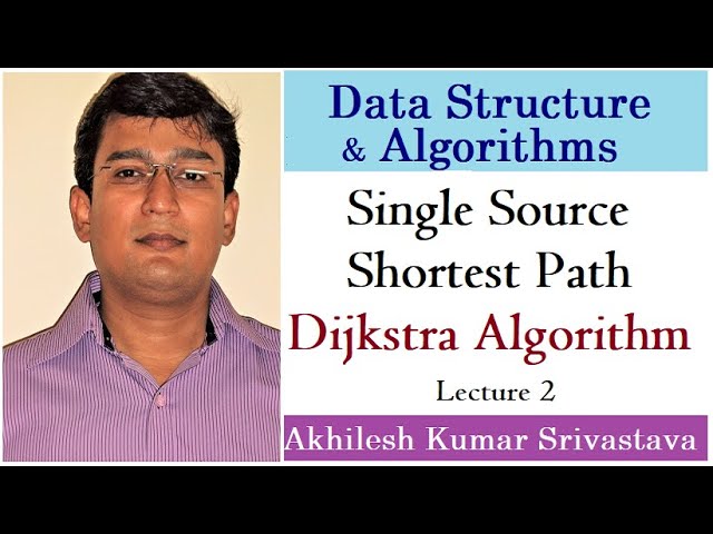 Single Source Shortest Path using Dijkstra Algorithm: Lecture 2