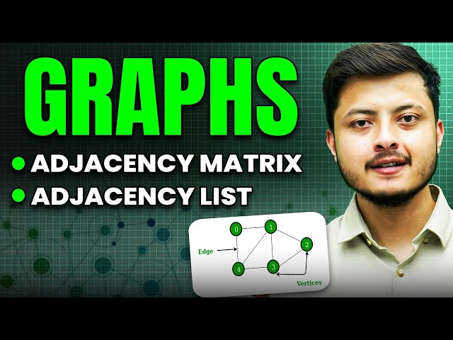 Graph Representation in Data Structure | Adjacency Matrix and Adjacency List