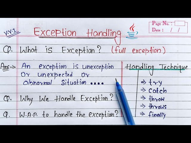 Exception Handling in Java | ArithmeticException