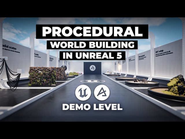 UE5 WORLD BUILDING FOR BEGINNERS – FULL DASH DEMO LEVEL
