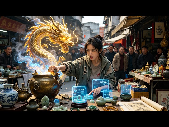 My Magic Hands Detect Real Treasures Hidden Among Cheap Junk#drama #chinesedrama #film