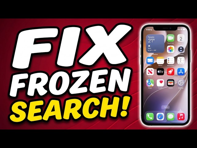 How to Fix Frozen Spotlight Search on iOS 27 (4 Fast Fixes)