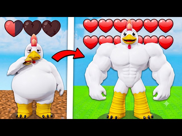 GIT GIT BECAME THE STRONGEST IN THE GAME BY WORKING OUT!😱💪