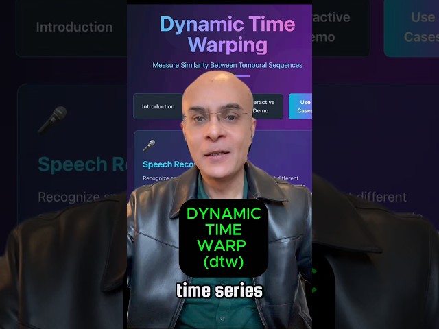 Time series analytics with Dynamic Time Warp (DTW) algorithm #ai #timeseries