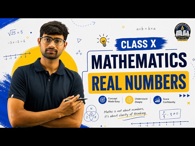 Real Numbers Class 10 Math's Explained in Telugu | Board Exam 2027 | ‪@ChowhansAcademy