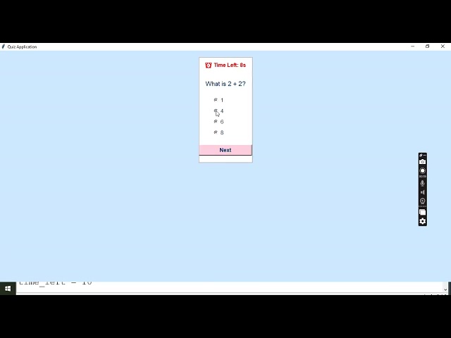 🚀 Quiz Application Using Python 