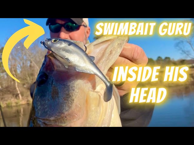 REAL SWIMBAIT GURU, We Get Inside His Head: Lake Welsh Winter Bass Fishing + Swimbait Tips!!!