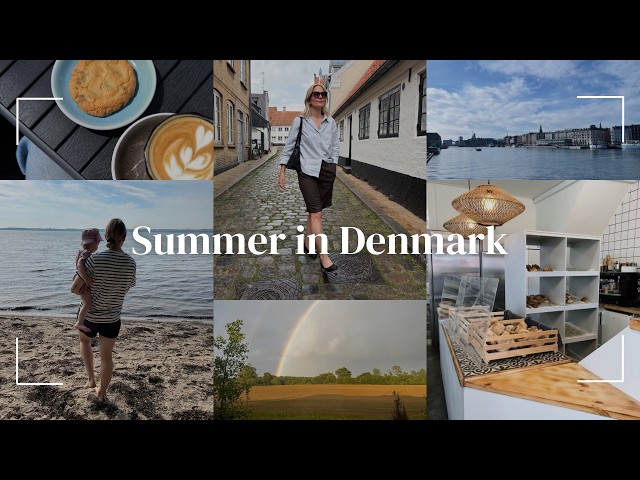 Slow summer in Denmark 🌾  | A few days in my life: cute streets, makeup routine, mum life