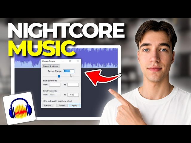 How to Make Nightcore Music in Audacity | Tutorial 2026