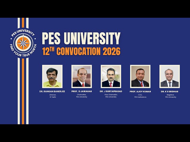 PES University RR Campus - Twelfth Convocation - 2026 - Computer Science Engineering - Opera House