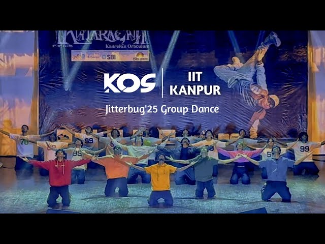 {1st Position} IIT Kanpur | Antaragni'25 Group Dance | Jitterbug