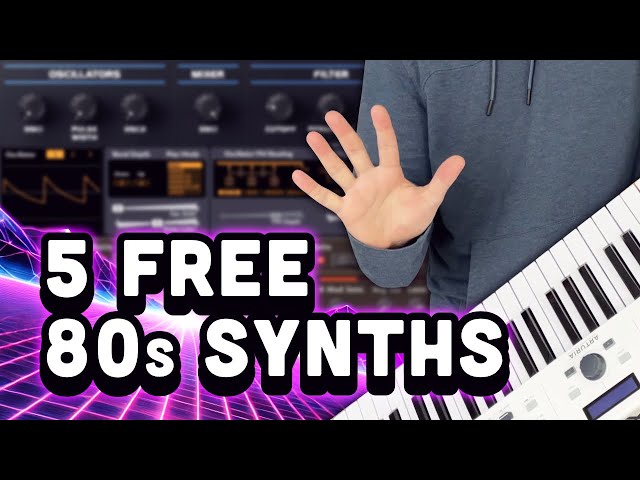 Top 5 FREE Synth Plugins for 80s Lovers | Desktop Edition