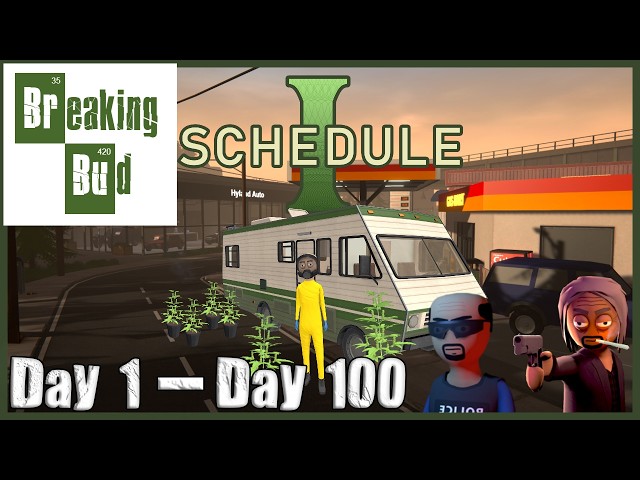 I Spent 100 Days in Schedule I: ALL 30 Episodes  ~24 HOURS