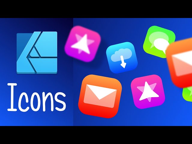 Vector Icons UI in Affinity Designer Tutorial