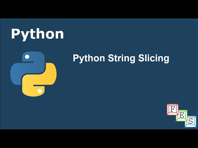Python String Slicing