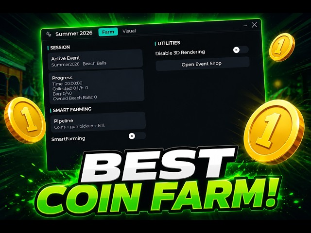 [NEW] MM2 SUMMER UPDATE AUTOFARM SCRIPT 2026 🏝️ | KEYLESS + FASTEST COIN FARM