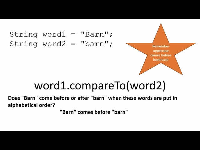 Java Strings 101: Comparing Strings with compareTo Methods