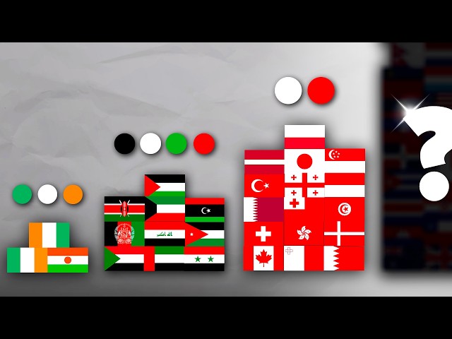 🎨Flag Color Combinations (From 1 to 29 Flags) | Fun With Flags