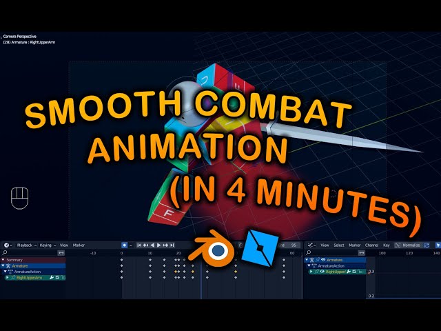 How to make an Attack Animation in 4 Minutes [Roblox Blender Tutorial]