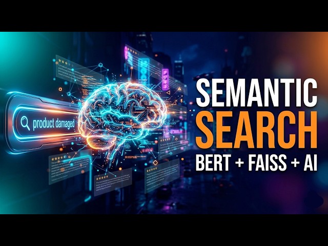 Semantic Search with BERT & FAISS | Build AI-Powered Product Review Search Engine (Python Tutorial)