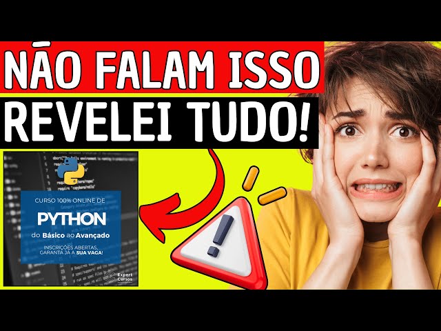CURSO PYTHON PARA DATA SCIENCE E ANALYTICS❌🤔ALERTA❌PYTHON PARA DATA SCIENCE E ANALYTICS FUNCIONA