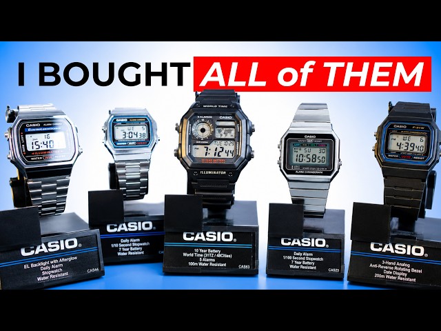 ¿Cuál es el mejor reloj digital Casio? Comparativa definitiva