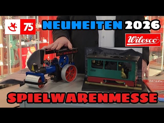 Breaking News from Wilesco Steam Engines and Accessories - We're steaming up from the 2026 Toy Fair