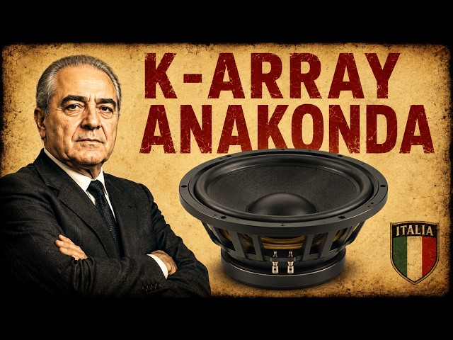 K-array Anakonda: il diffusore italiano che si piega all’architettura senza perdere il suono