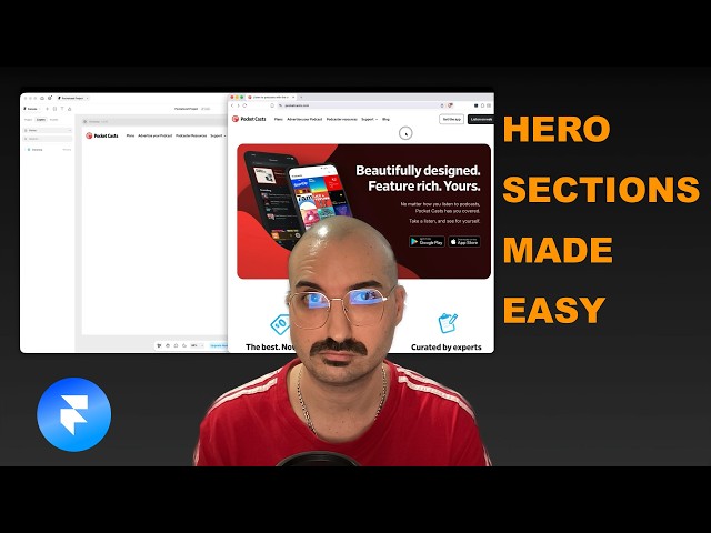 Recreate the Pocket Casts Hero Section in Framer (Framer Tutorial #2)