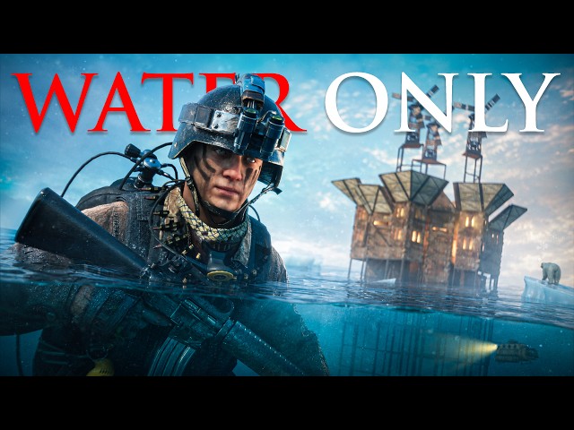 I Spent 72 Hours in Rust Without Touching Land... | Water-Only Wipe