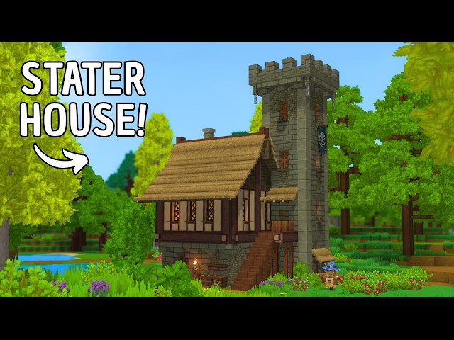 Hytale | How to build a Starter House | Tutorial