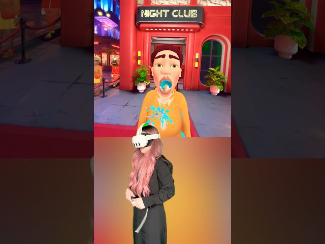 I am security VR #girlgamer #vrgamingfun #iamsecurity #vr #funny #metaquest #oculusgaming