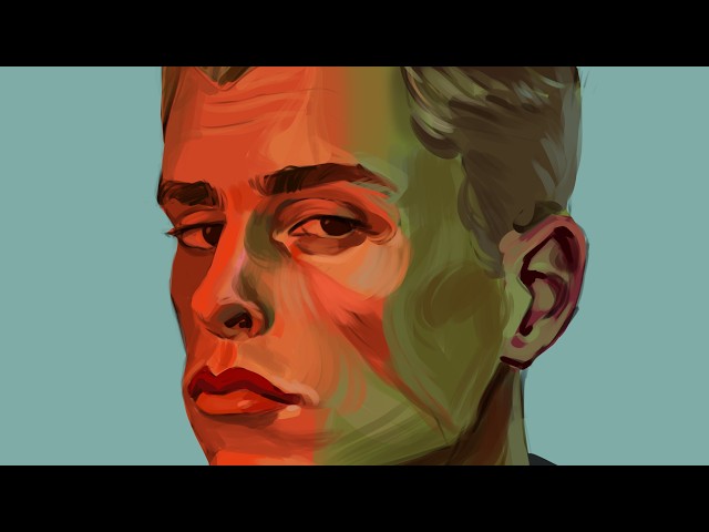 How to paint TEXTURE on a stylized portrait [Easy for all level]
