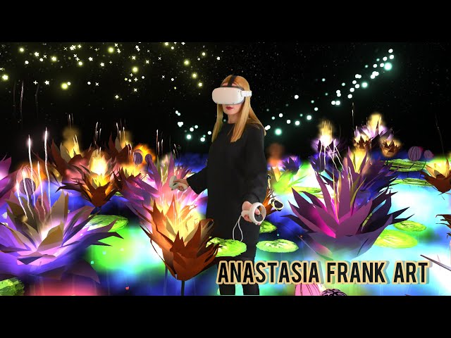 Water Lily Pond - Virtual Reality Painting with Open brush/Tilt brush