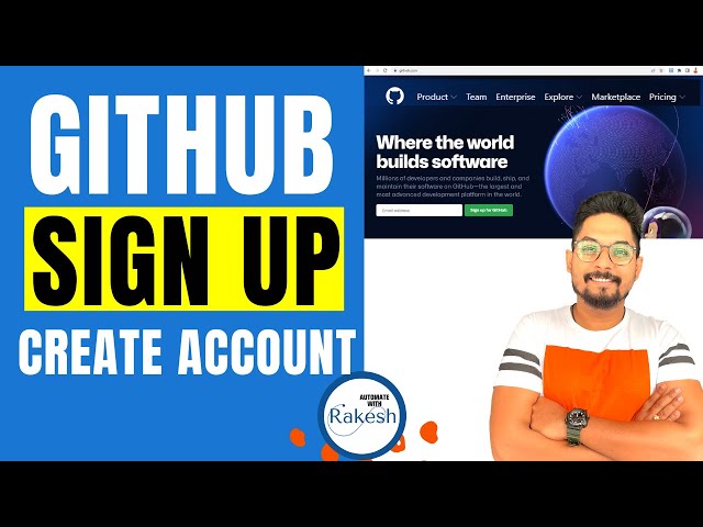 How to Create a GitHub Account | GitHub Sign Up Video