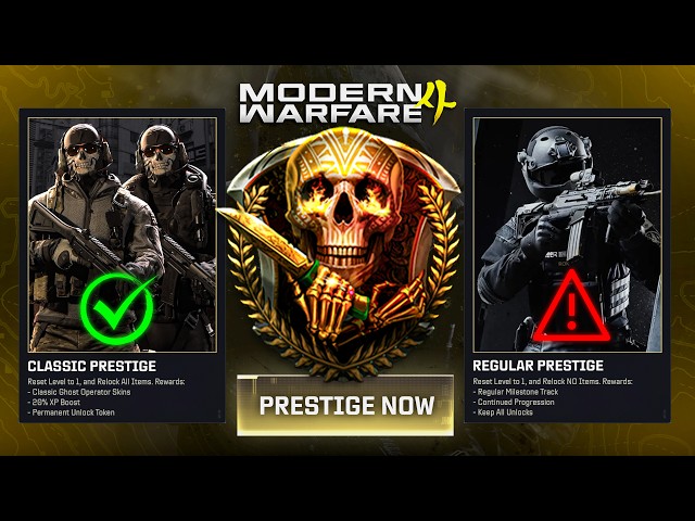 The NEW MW4 PRESTIGE System... (ALL REWARDS)