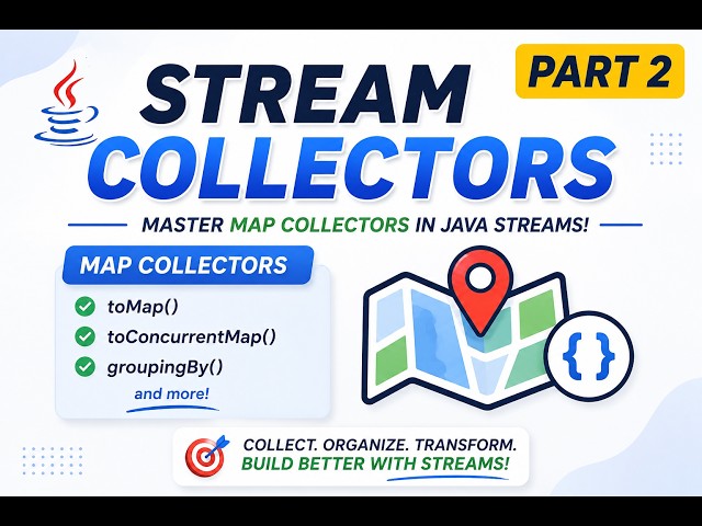 Java Stream Collectors Part 2 | toMap() | Complete Guide with Examples