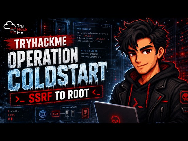 TryHackMe Operation Coldstart Walkthrough | SSRF + tar Wildcard Injection to Root