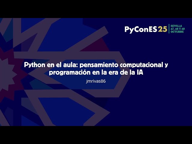 Python en el aula: pensamiento computacional y programación en la era de la IA