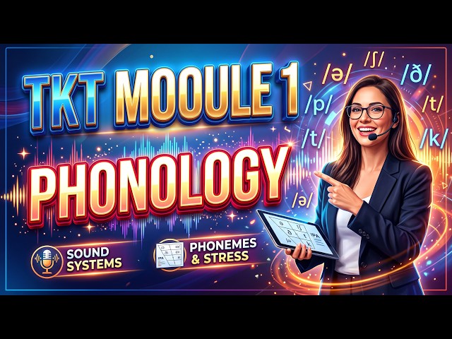 TKT Module 1 | Phonology  | Describing Language for Cambridge TKT