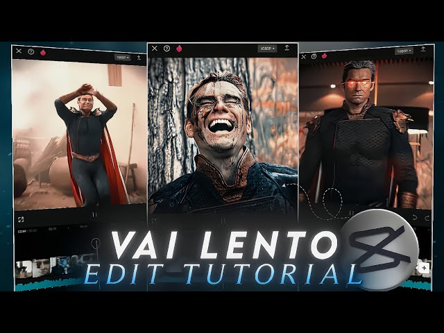 ✨️CapCut VIRAL VAI LENTO Edit Tutorial! 🔥 (Homelander Edit)