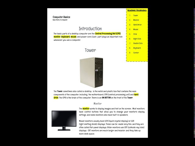 Computer Basics Ebook