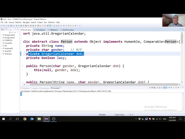 Abstract classes and Interfaces: reflections II