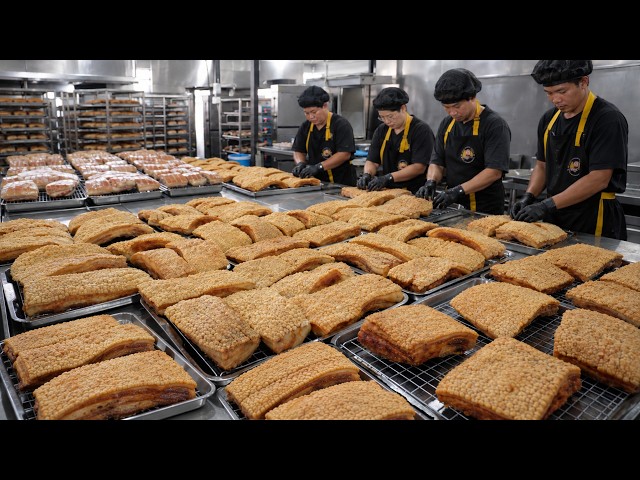 How This Factory Makes 1500 Pounds of Crispy Pork Belly Every Day
